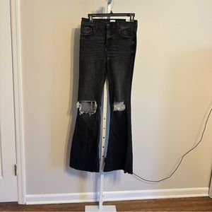 Sneak Peek High Rise flared jeans NWT